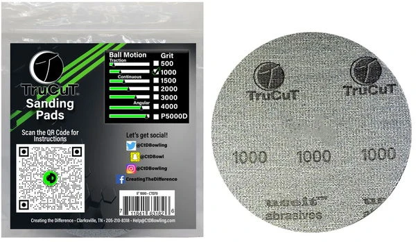 CtD TruCut 1000 Grit Sanding Pad