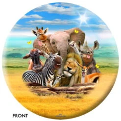 OnTheBallBowling African Animals Ball