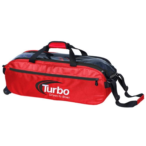 Turbo Pursuit Slim Triple Tote Red/Black