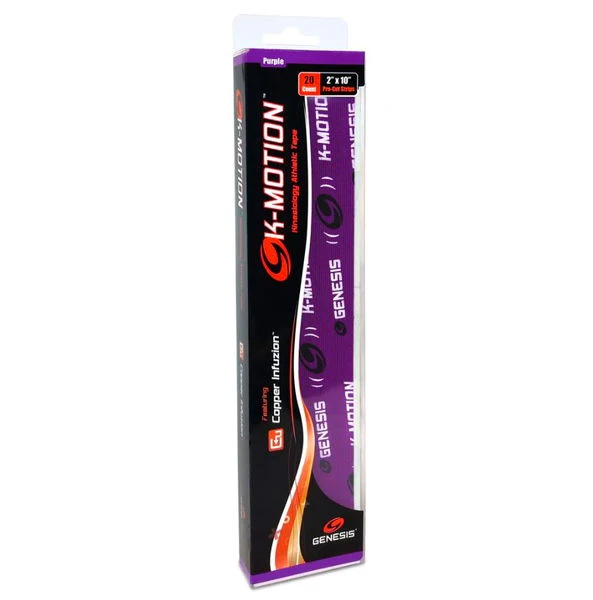 Genesis K-Motion Tape Pre-cut Purple - Image 2