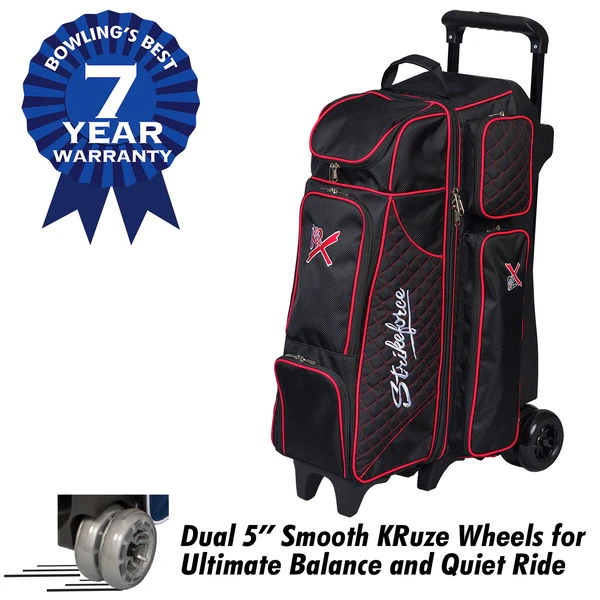 KR Strikeforce Royal Flush 4x4 Roller Black/Red - Image 6