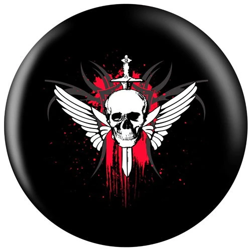 OnTheBallBowling Winged Skull